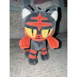8" Litten Plush - Sun and Moon Starter Pokémon - Plush Toy Stuffy
